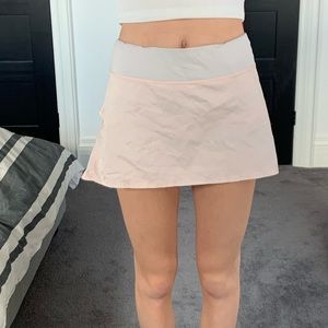 Pink lululemon tennis skirt